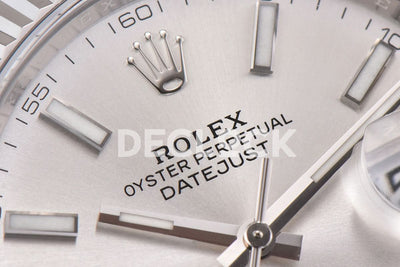 Datejust 41 126334 Sliver Dial Stick Markers on Jubilee Bracelet