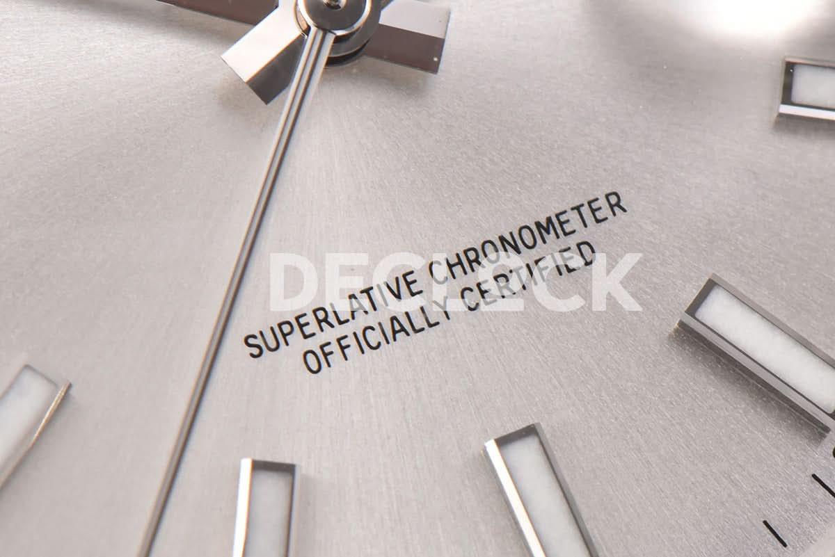 Replica Rolex Datejust 41 126334 Sliver Dial Stick Markers on Jubilee Bracelet |  Declock.