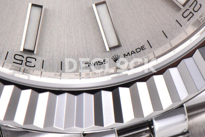 Datejust 41 126334 Sliver Dial Stick Markers on Jubilee Bracelet