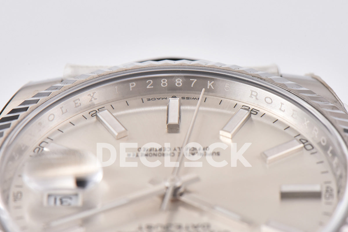 Datejust 36/41 126331 Black Dial in with Diamond Markers in Jubilee 