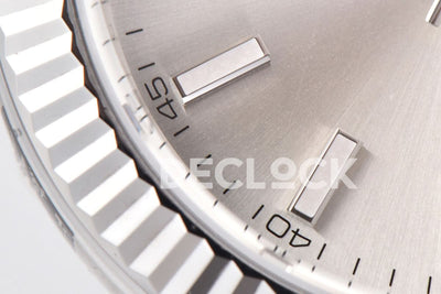 Datejust 41 126334 Sliver Dial Stick Markers on Oyster Bracelet