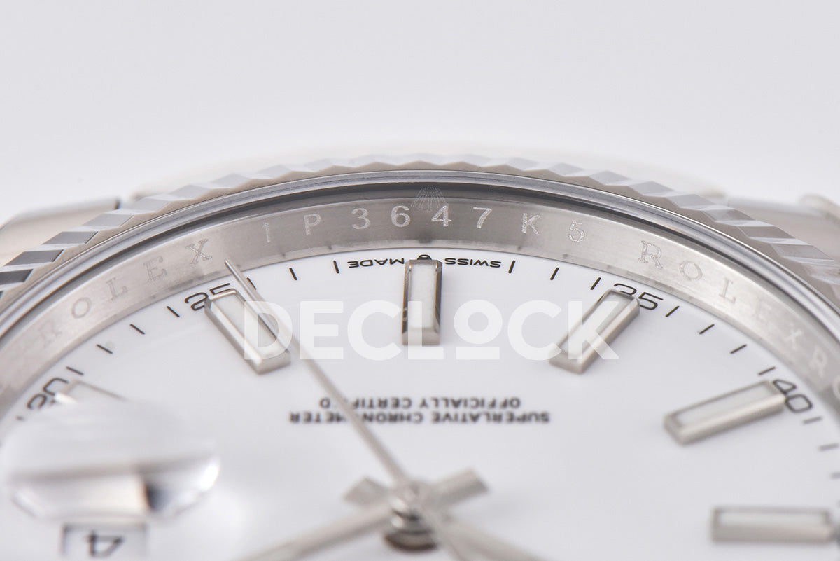 Datejust 36/41 126331 Black Dial in with Diamond Markers in Jubilee 