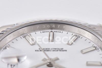 Datejust 41 126334 White Dial Stick Markers on Oyster Bracelet
