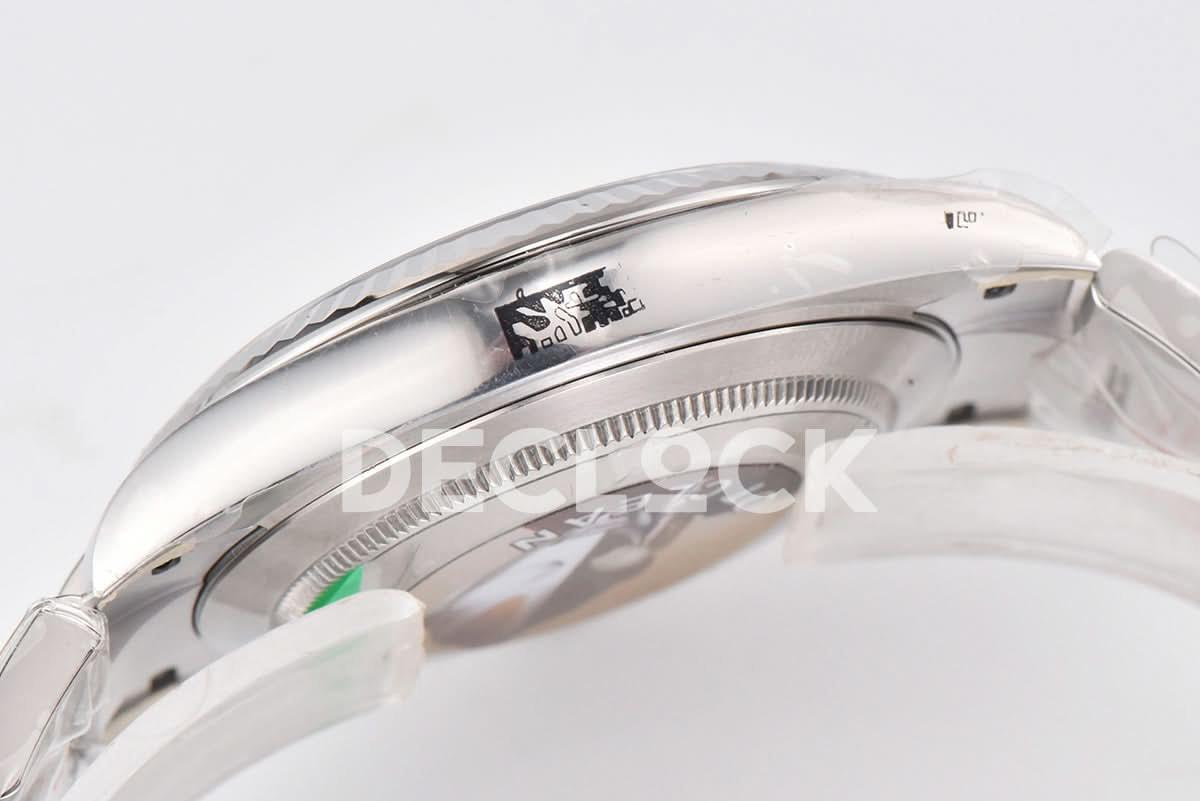 Replica Rolex Datejust 41 126334 White Dial Stick Markers on Oyster Bracelet |  Declock.