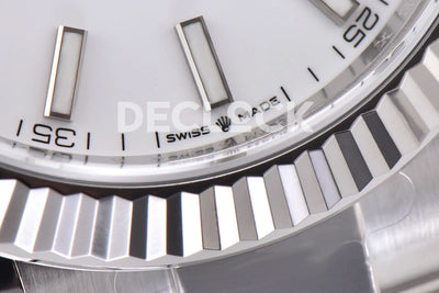 Datejust 41 126334 White Dial Stick Markers on Oyster Bracelet