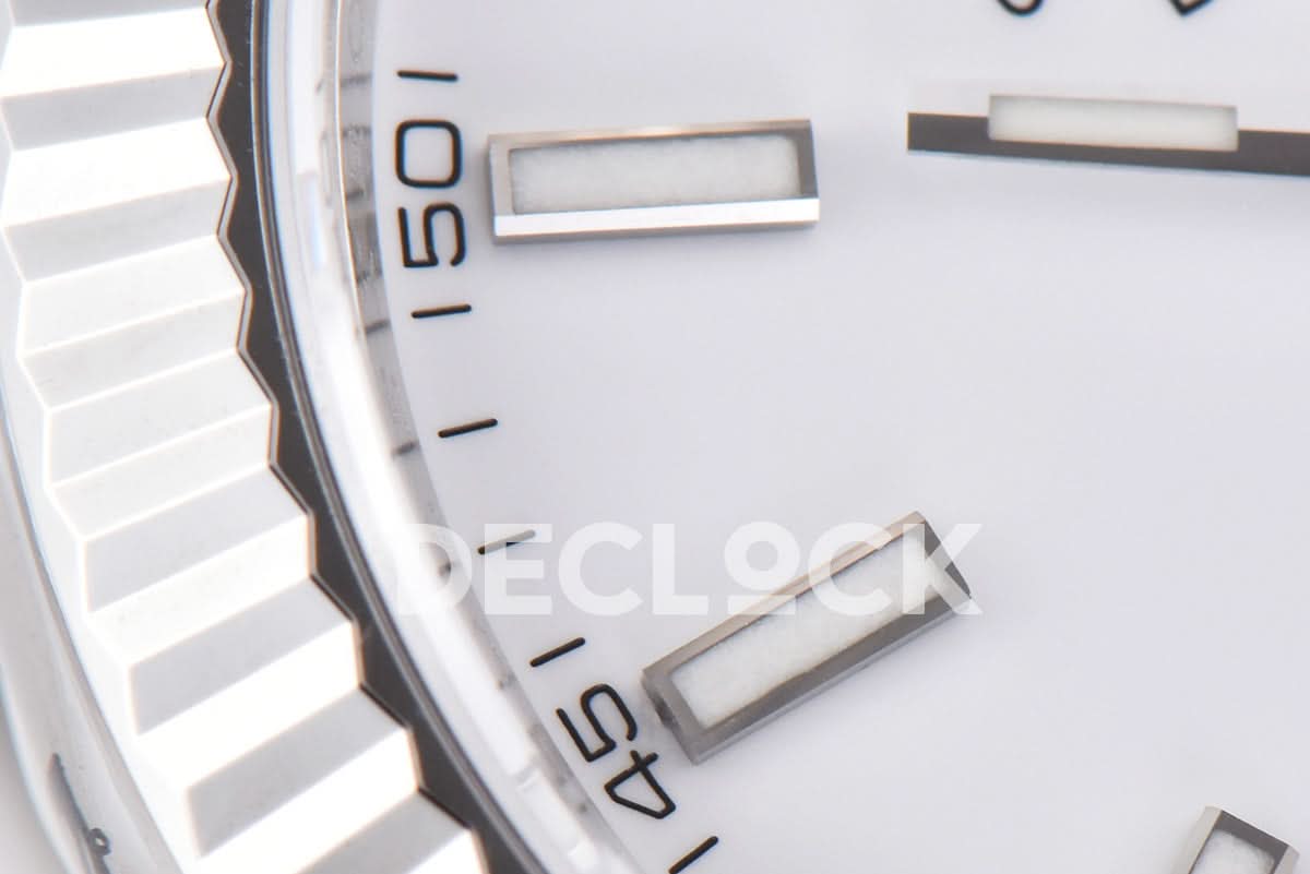 Datejust 41 126334 White Dial Stick Markers on Oyster Bracelet