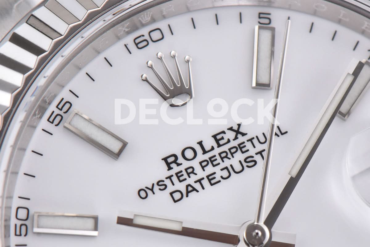 Datejust 41 126334 White Dial Stick Markers on Oyster Bracelet