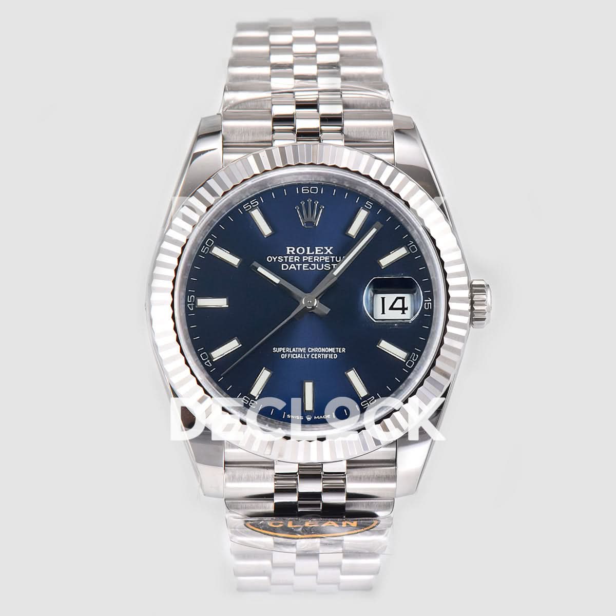 DateJust 41 126334 904L SS Blue Dial on Jubilee Bracelet