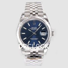 DateJust 41 126334 904L SS Blue Dial on Jubilee Bracelet