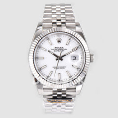 Datejust 36/41 126331 Black Dial in with Diamond Markers in Jubilee 