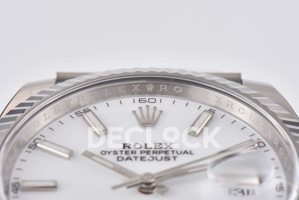 Datejust 41 126334 White Dial Stick Markers on Jubilee Bracelet
