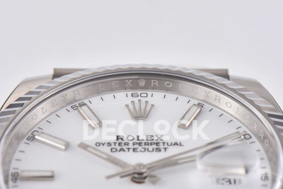 Datejust 41 126334 White Dial Stick Markers on Jubilee Bracelet