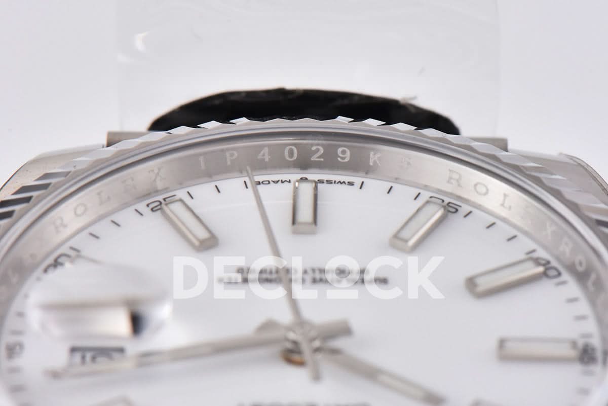 Datejust 41 126334 White Dial Stick Markers on Jubilee Bracelet