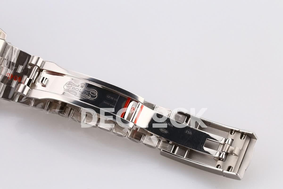 Replica Rolex Datejust 41 126334 White Dial Stick Markers on Jubilee Bracelet |  Declock.