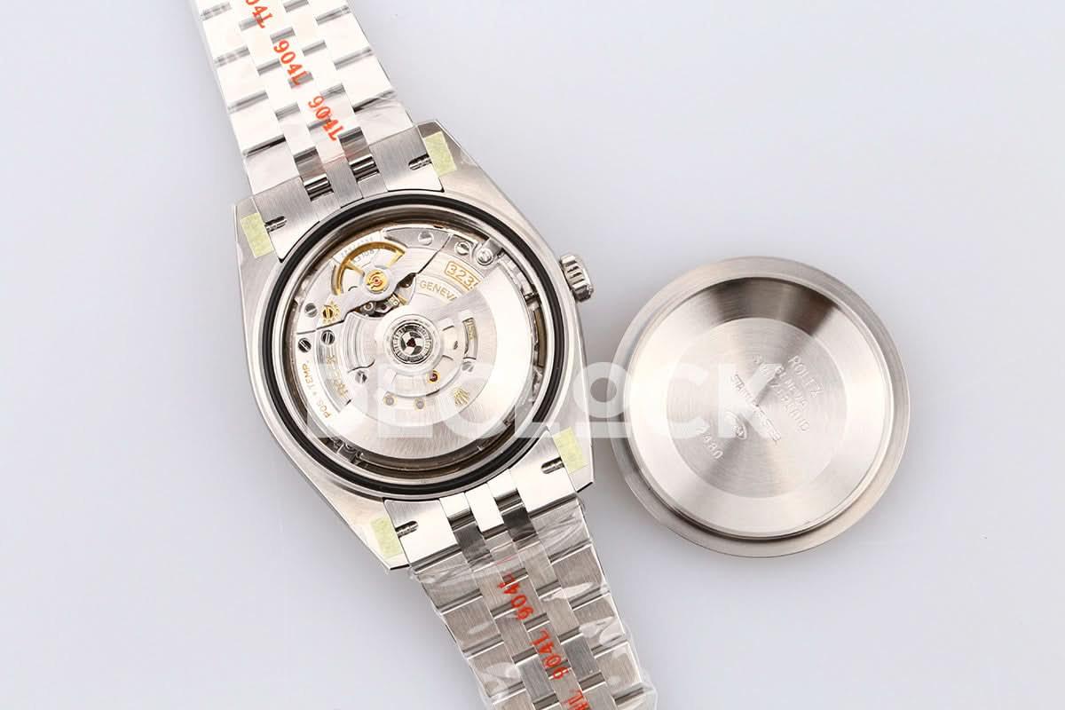 Replica Rolex Datejust 41 126334 White Dial Stick Markers on Jubilee Bracelet |  Declock.
