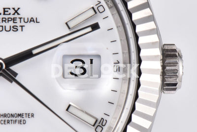Datejust 41 126334 White Dial Stick Markers on Jubilee Bracelet