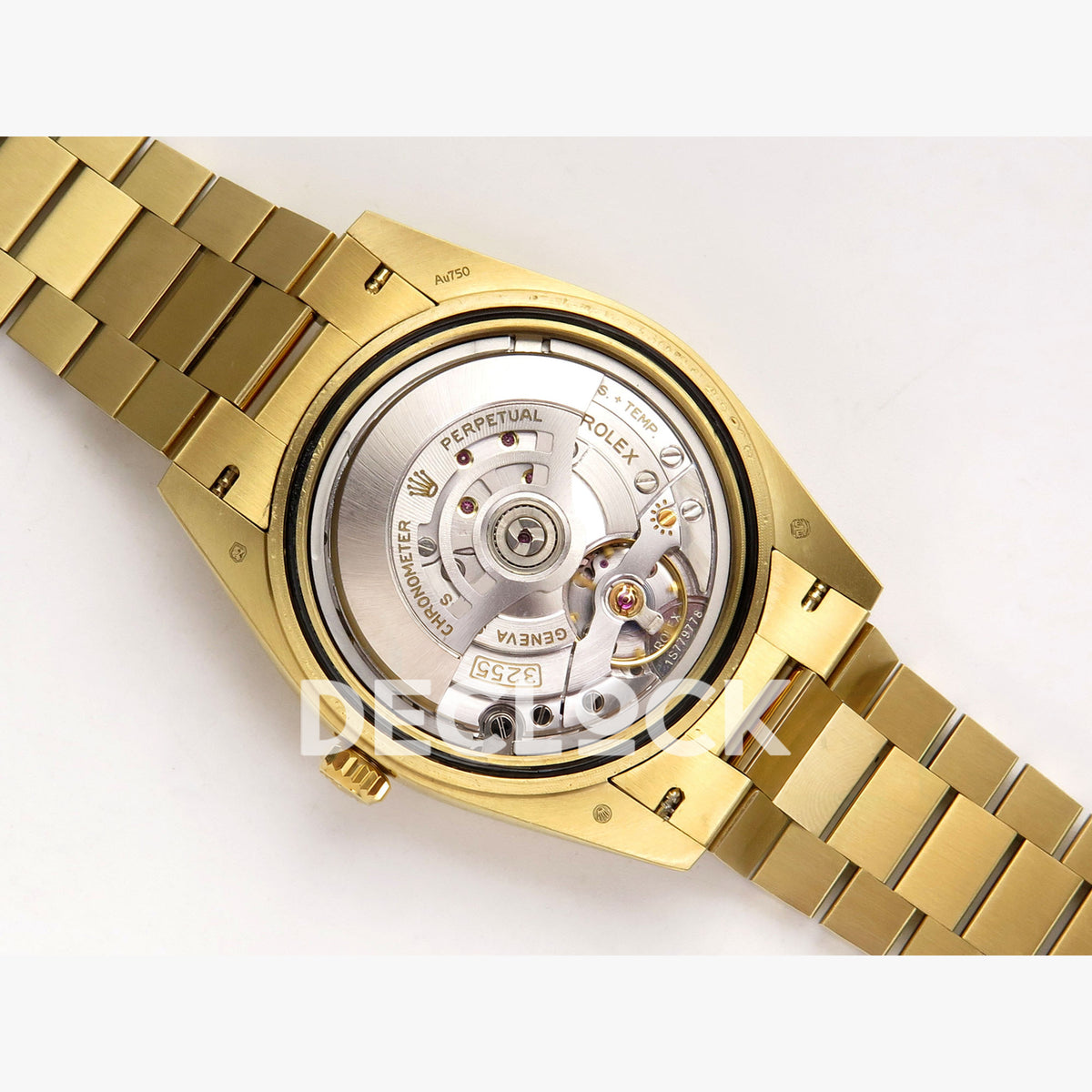 Rolex Day-Date 40mm 228238 QF Green Ombre Roman Dial on President JH3255 Free Sprung V9 Weighted 210g Replica Watch (Copy)