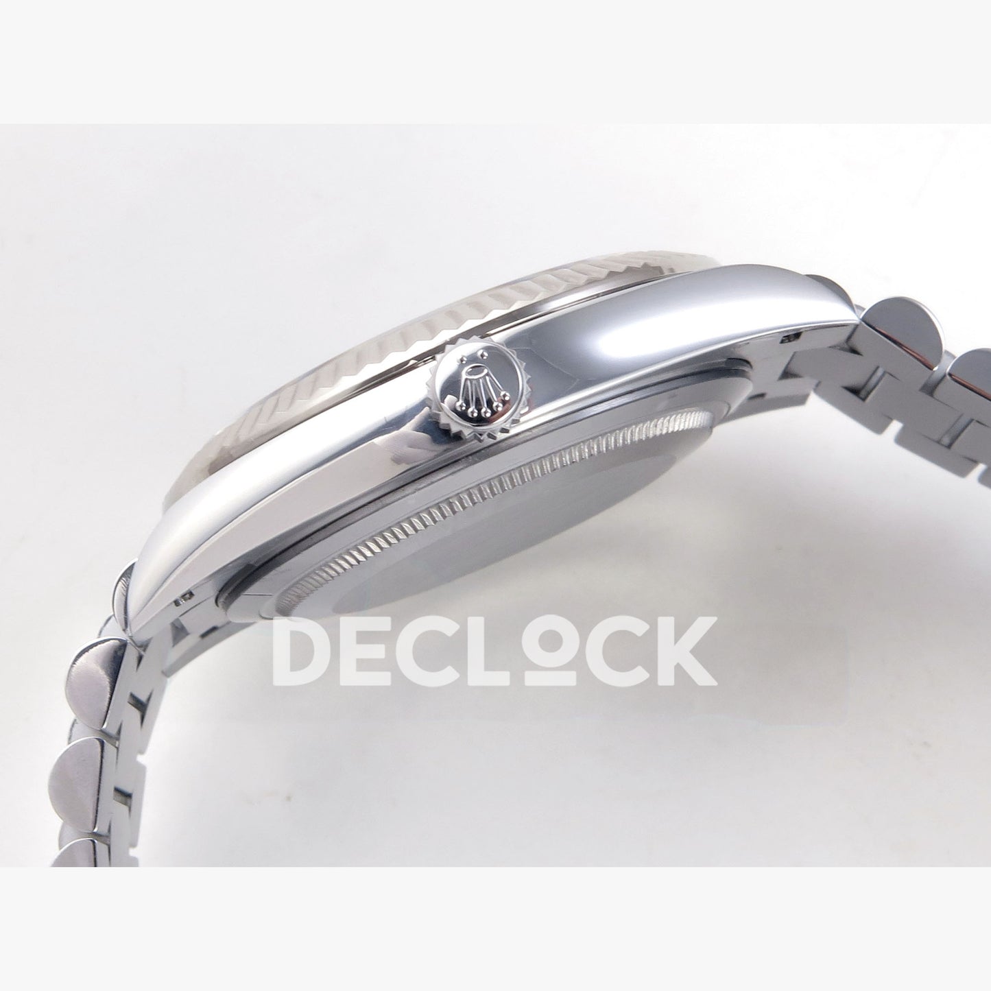 Super Clone Rolex Daytona 126515 Black/RG Stick Dial on Oysterflex Strap DD4131