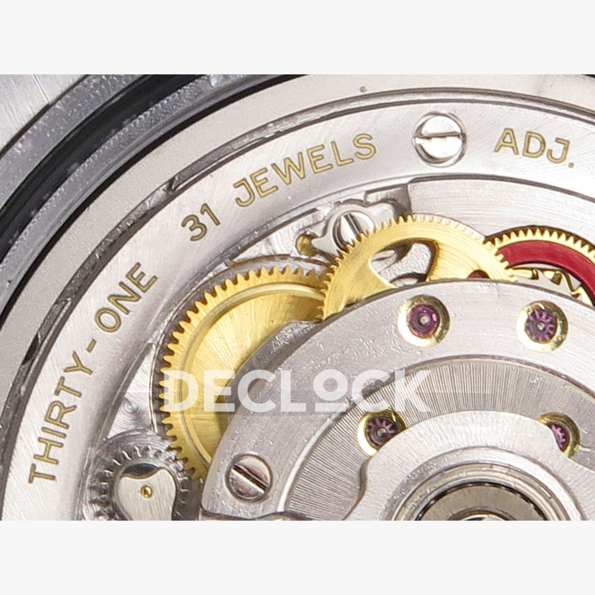 Super Clone Rolex Daytona 126515 Black/RG Stick Dial on Oysterflex Strap DD4131