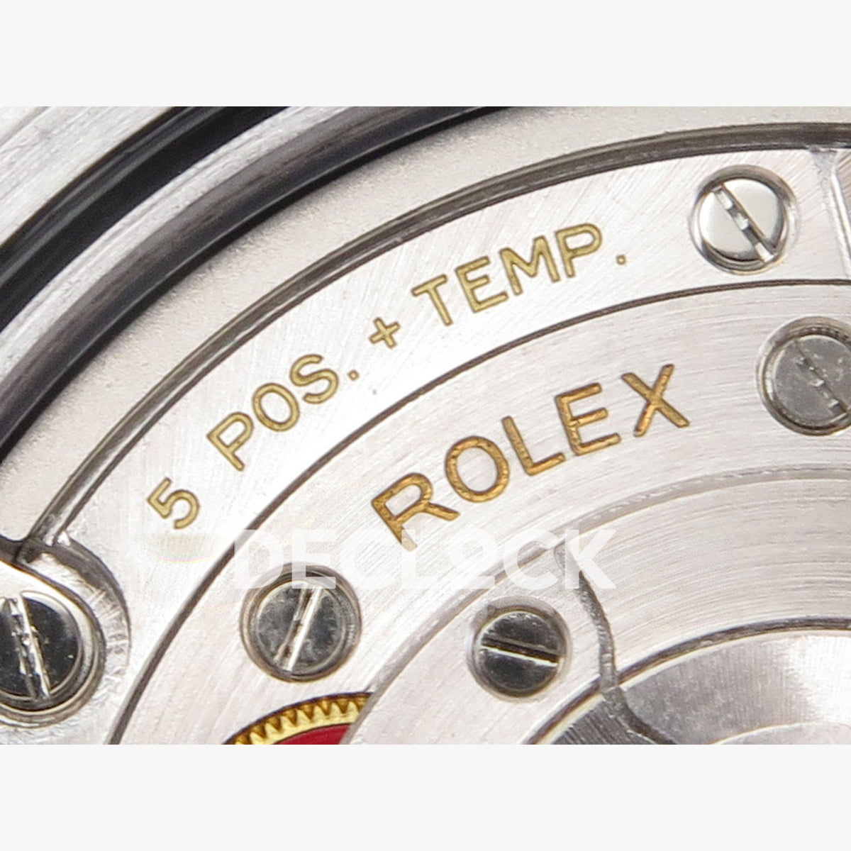 Super Clone Rolex Daytona 126515 Black/RG Stick Dial on Oysterflex Strap DD4131