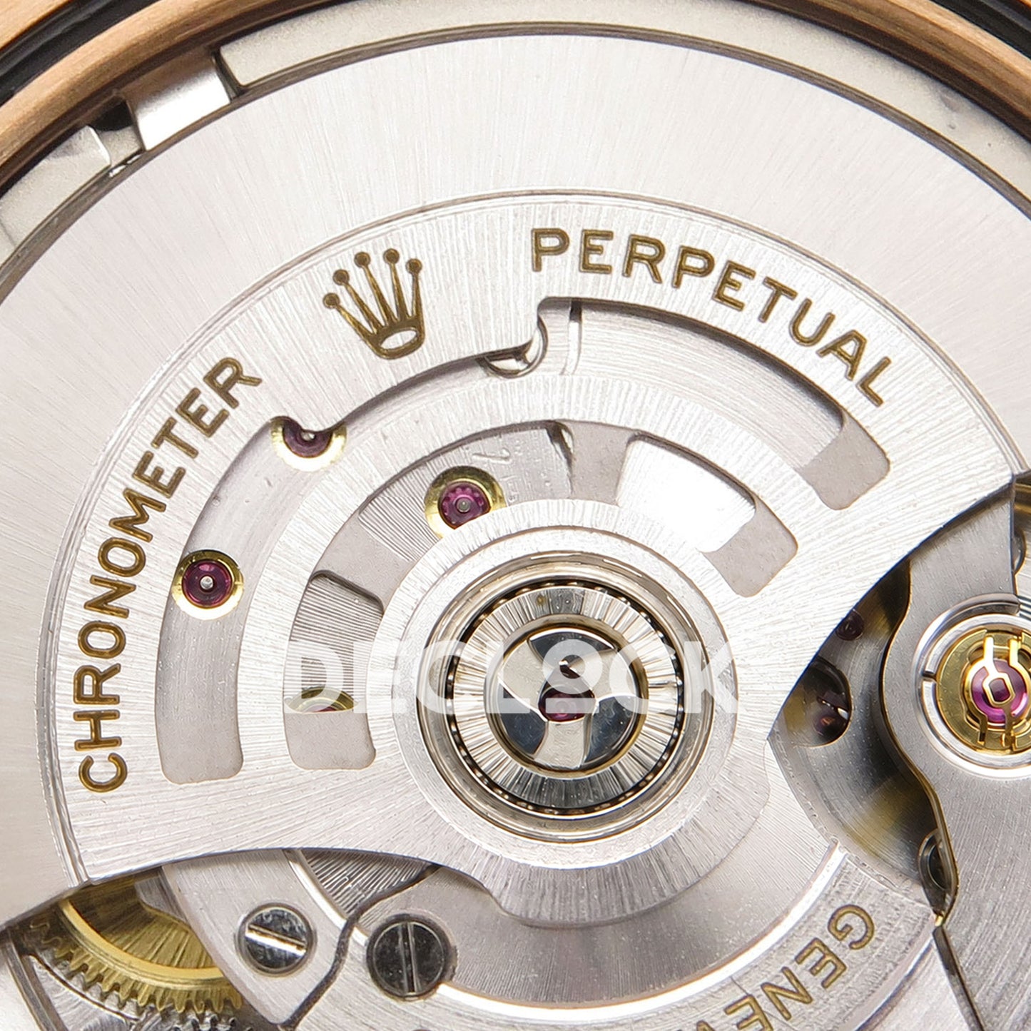 Super Clone Rolex Daytona 126515 Black/RG Stick Dial on Oysterflex Strap DD4131