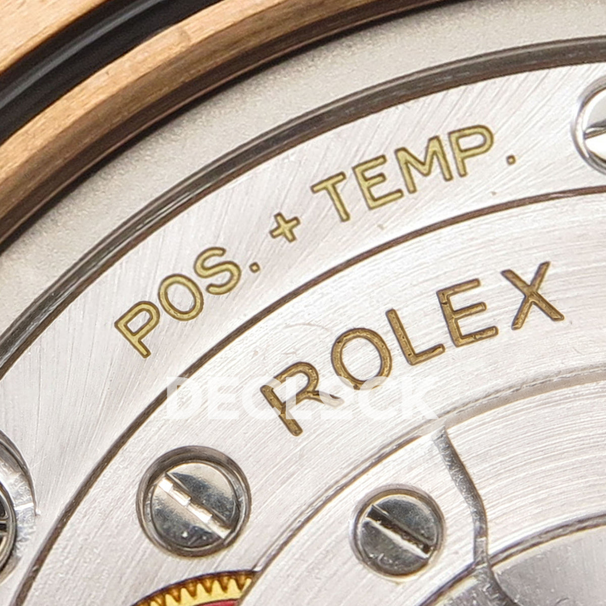 Super Clone Rolex Daytona 126515 Black/RG Stick Dial on Oysterflex Strap DD4131