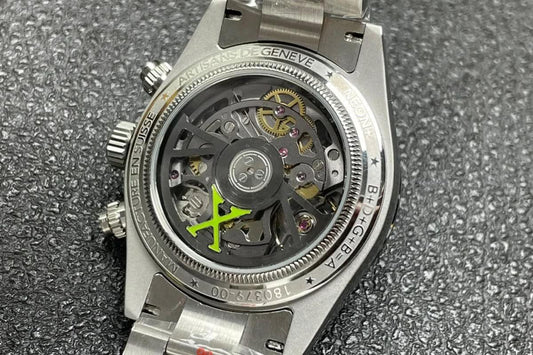 Replica Rolex Daytona 116508 Neon Artisans de Genève Unveils White Dial in White Gold |  Declock.