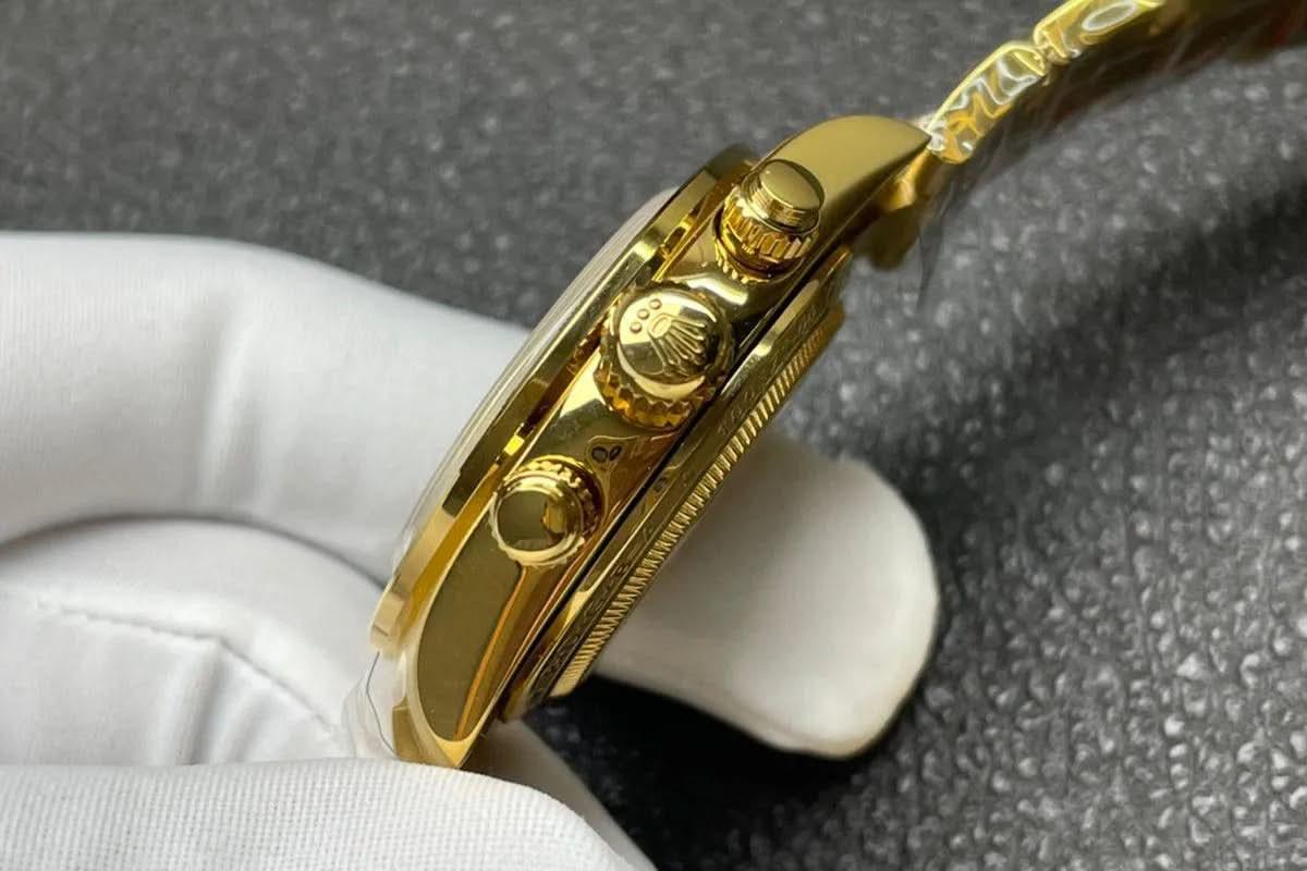 Replica Rolex Daytona 116508 Neon Artisans de Genève Unveils White Dial in Yellow Gold |  Declock.