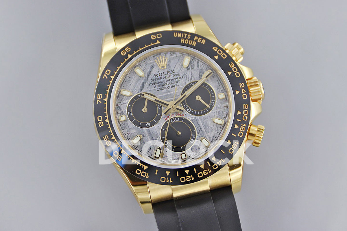 Daytona 116518LN Meteorite Dial in Yellow Gold