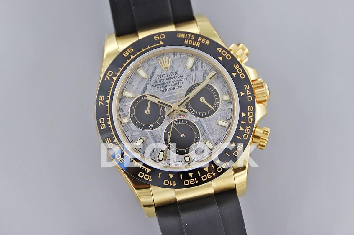 Daytona 116518LN Meteorite Dial in Yellow Gold