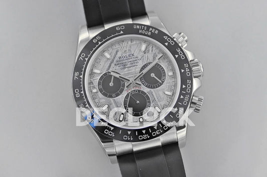 Replica Rolex Daytona 116519LN Meteorite Dial in White Gold |  Declock.