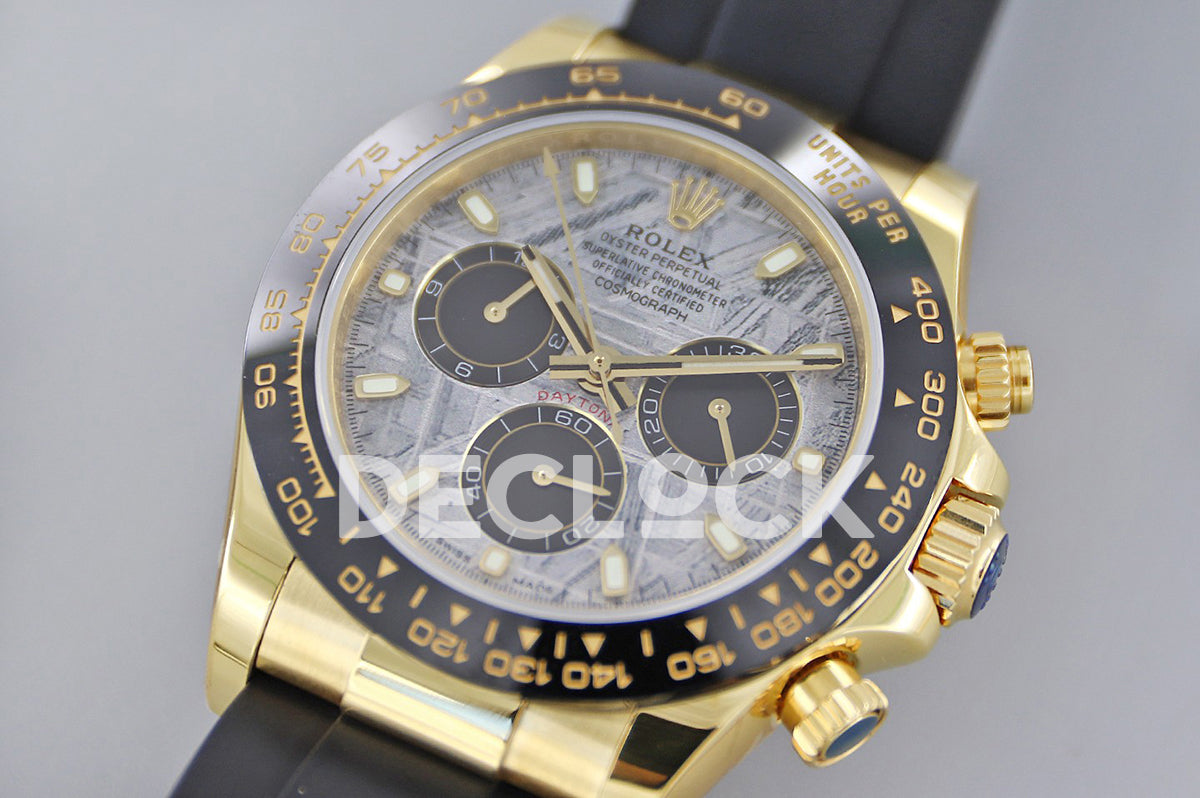 Daytona 116518LN Meteorite Dial in Yellow Gold