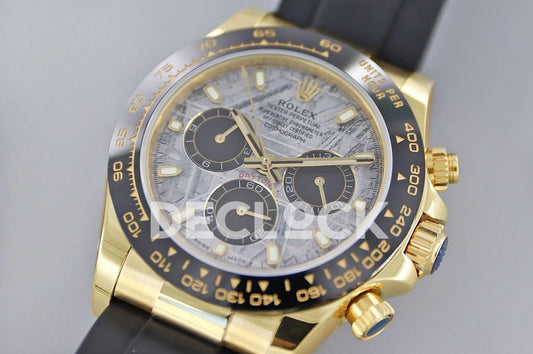 Rolex Daytona 116518LN Meteorite Dial in Yellow Gold Replica Watch