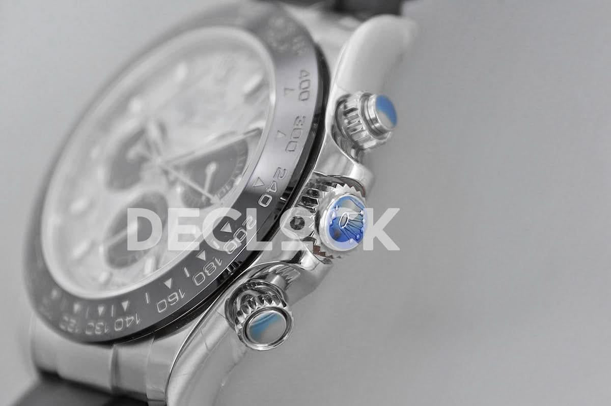 Replica Rolex Daytona 116519LN Meteorite Dial in White Gold |  Declock.