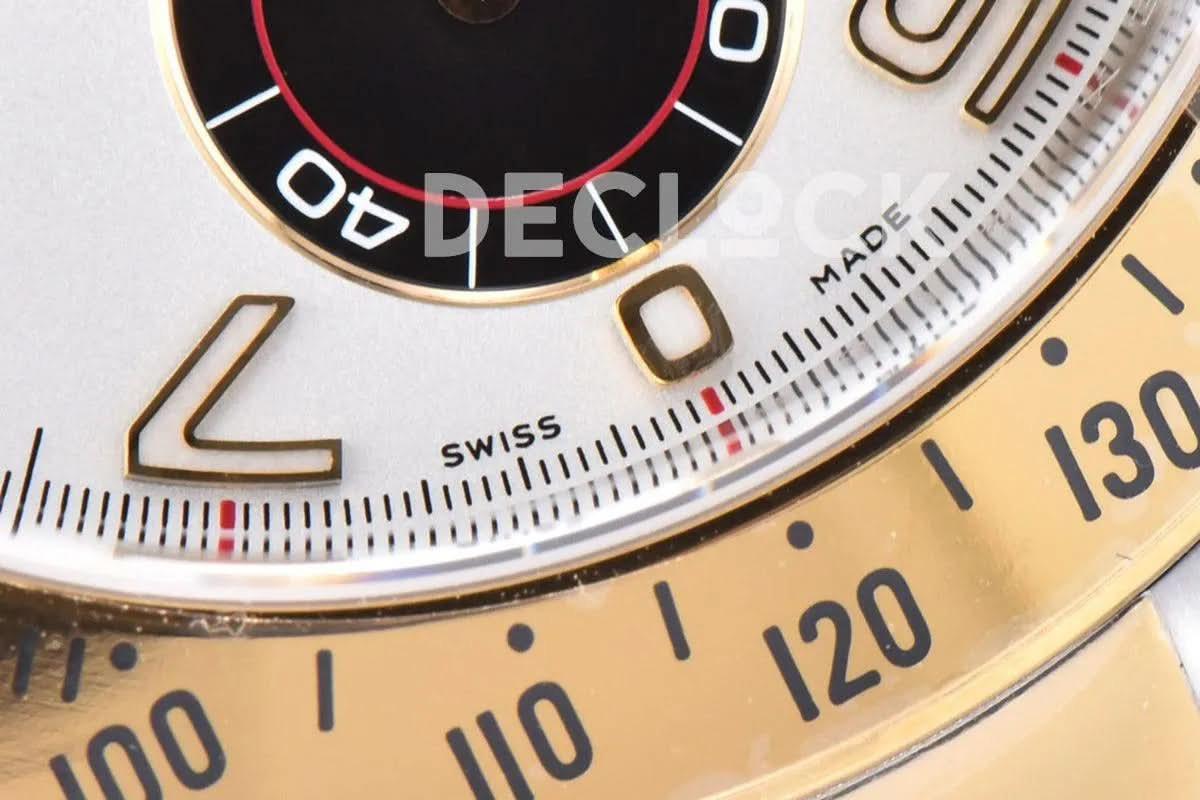 Replica Rolex Daytona 116519 White Dial in Yellow Gold |  Declock.