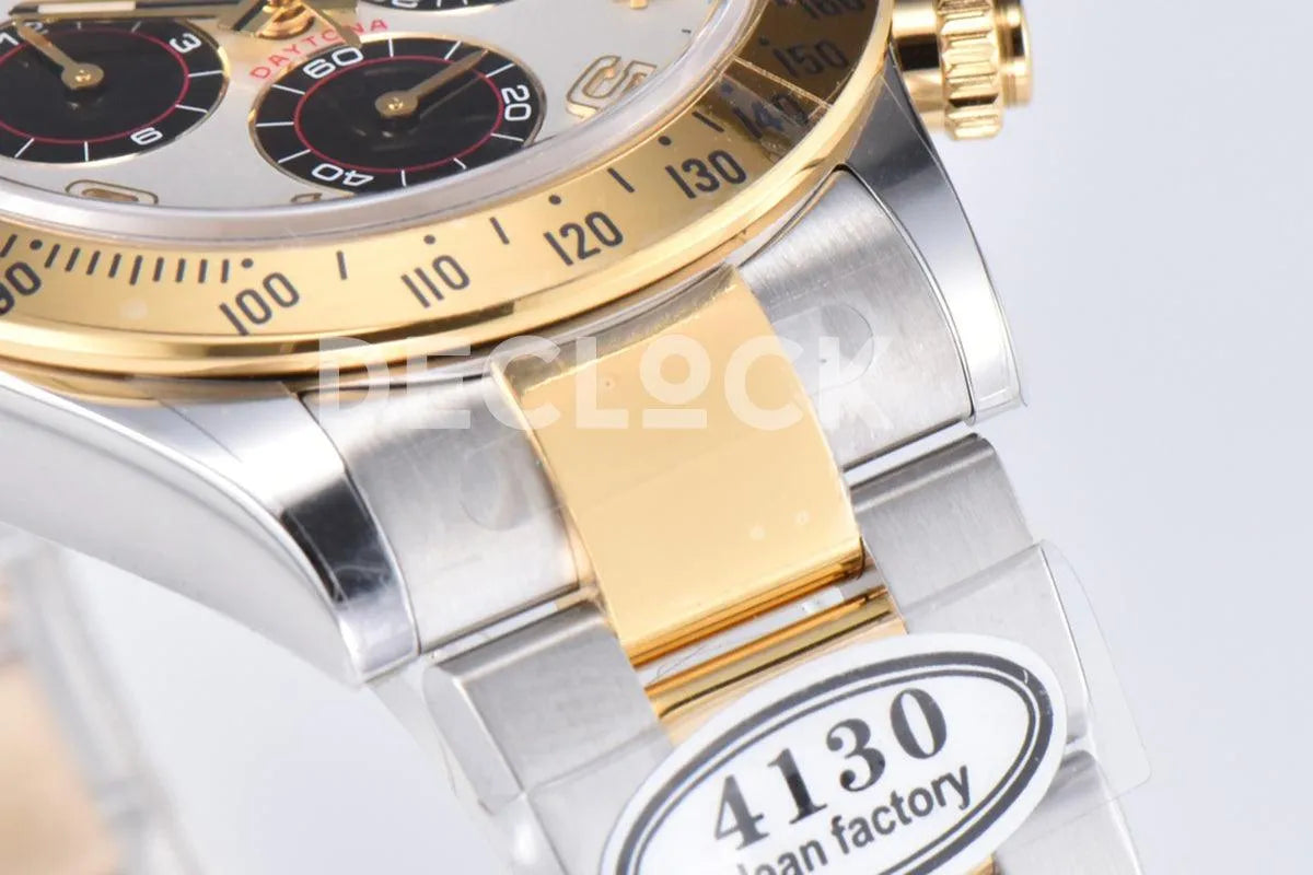 Replica Rolex Daytona 116519 White Dial in Yellow Gold