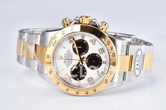 Replica Rolex Daytona 116519 White Dial in Yellow Gold |  Declock.