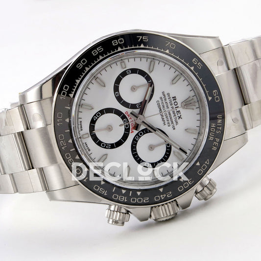 Rolex Daytona 126500 'Panda' VSF 904L Steel White Dial DD4131 Free Sprung V1s Replica Watch
