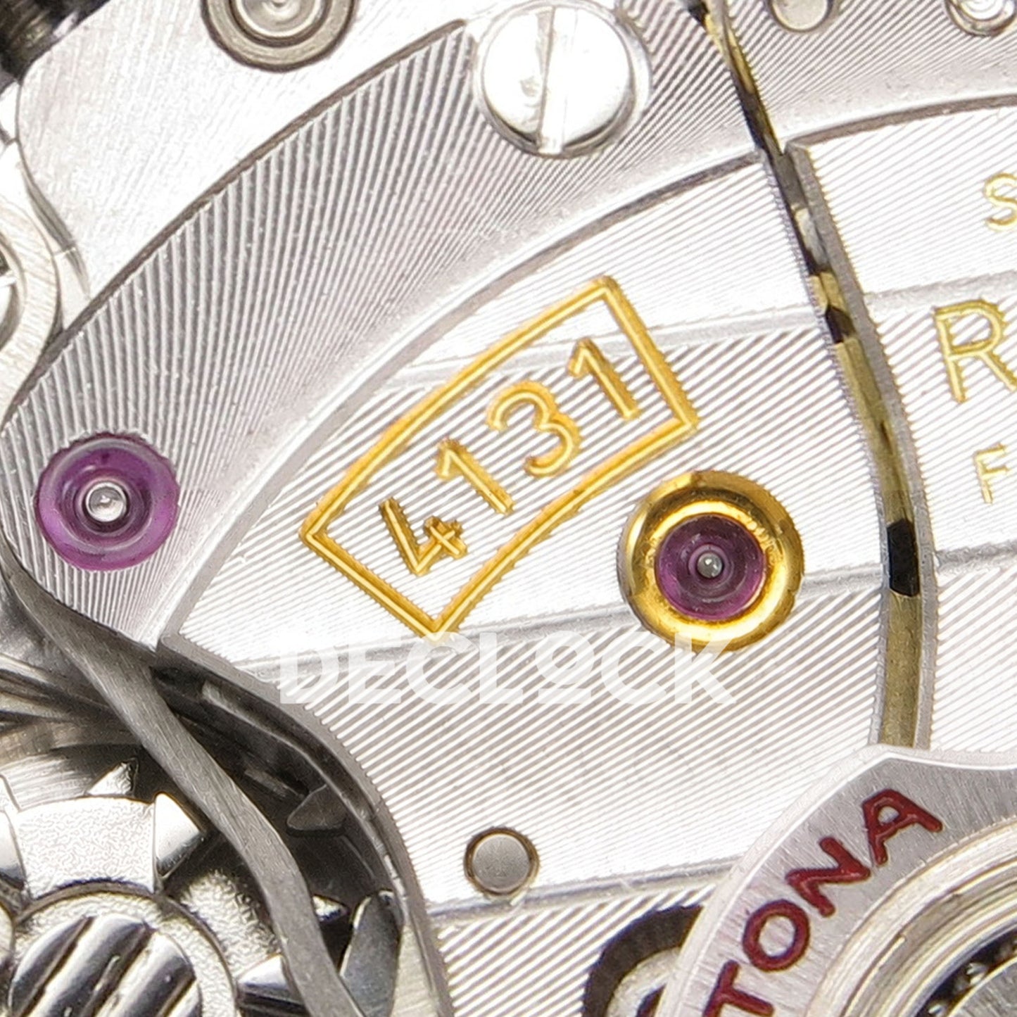 Super Clone Rolex Daytona 126515 Black/RG Stick Dial on Oysterflex Strap DD4131