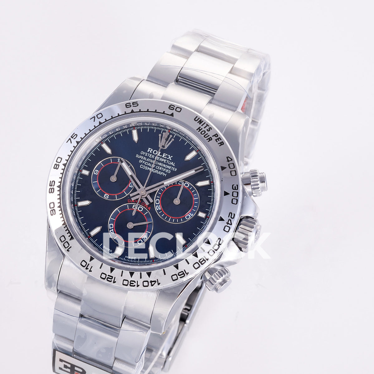 Rolex Daytona 126509 3BF Steel Blue Dial JH4131 Weighted 220g Free Sprung
