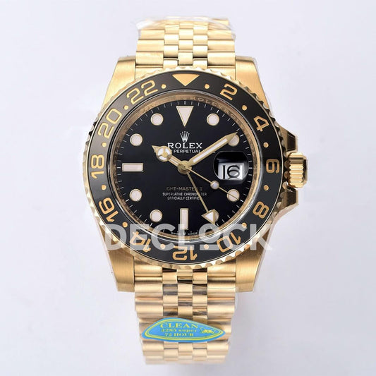 Replica Rolex GMT-Master II 126718 Clean V3 Edition Black Dial on Jubilee Bracelet |  Declock.