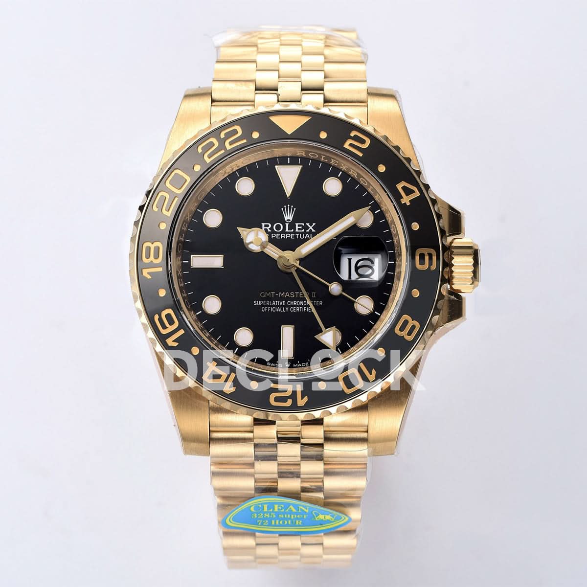 GMT-Master II 126718 Clean V3 Edition Black Dial on Jubilee Bracelet