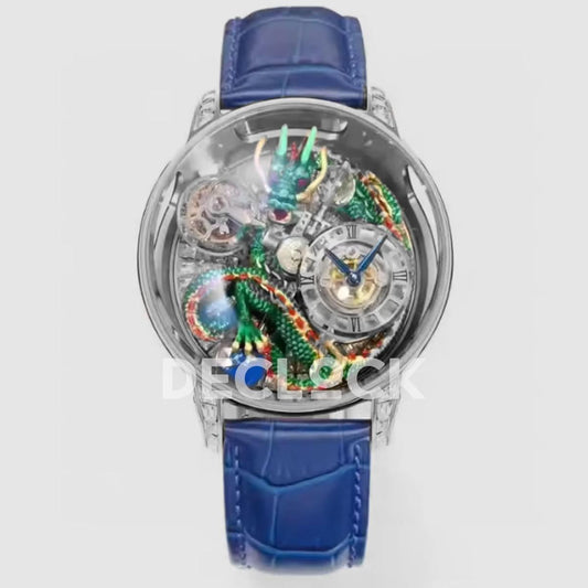 Replica Vacheron Constantin Jacob & Co. Astronomia Green Dragon White Gold with Diamond |  Declock.