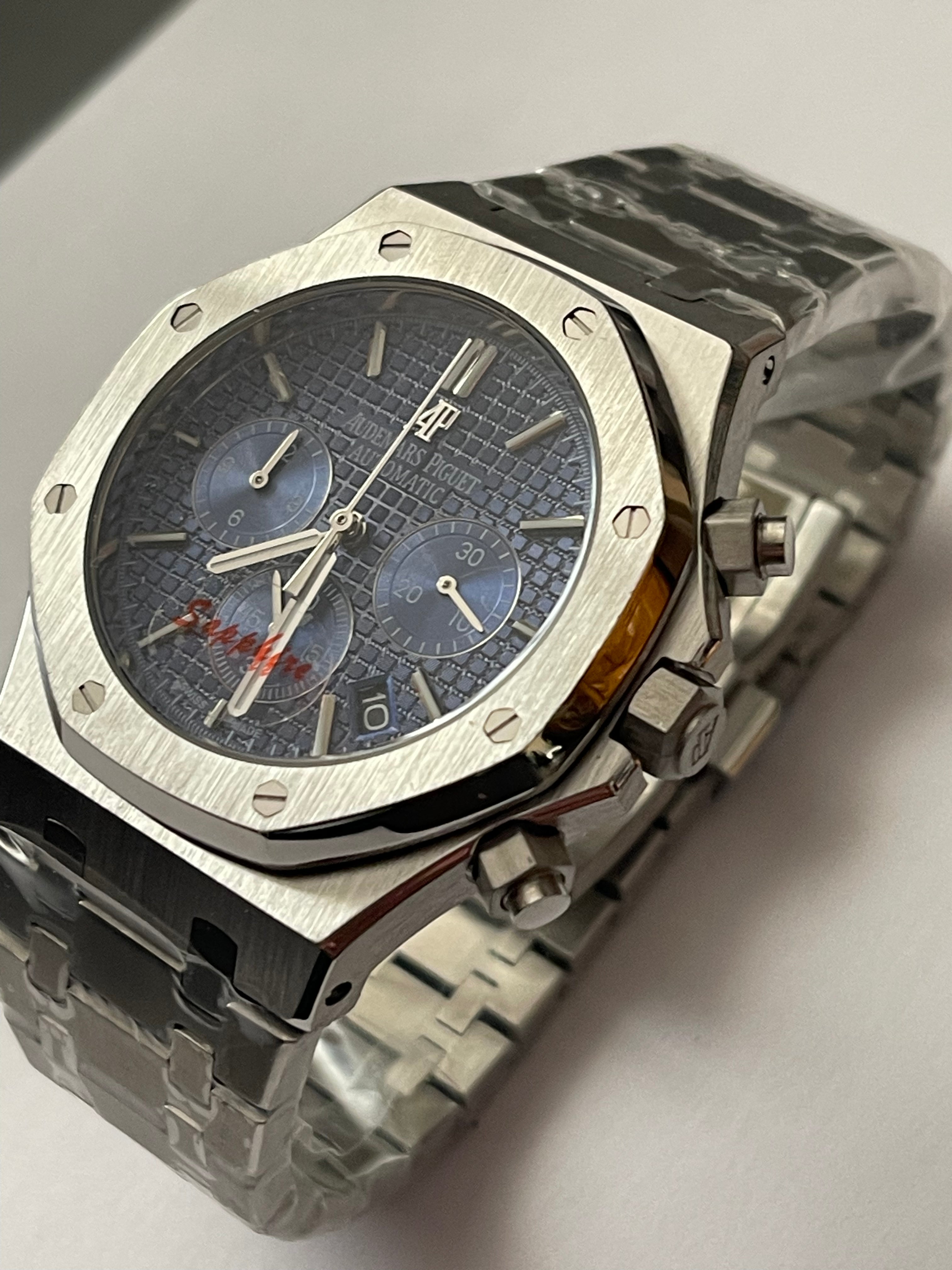 Replica DECLOCK AP Chronograph Blue Dial