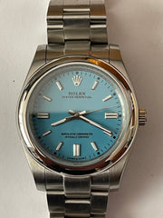 Replica DECLOCK Oyster Cyan Dial 41mm