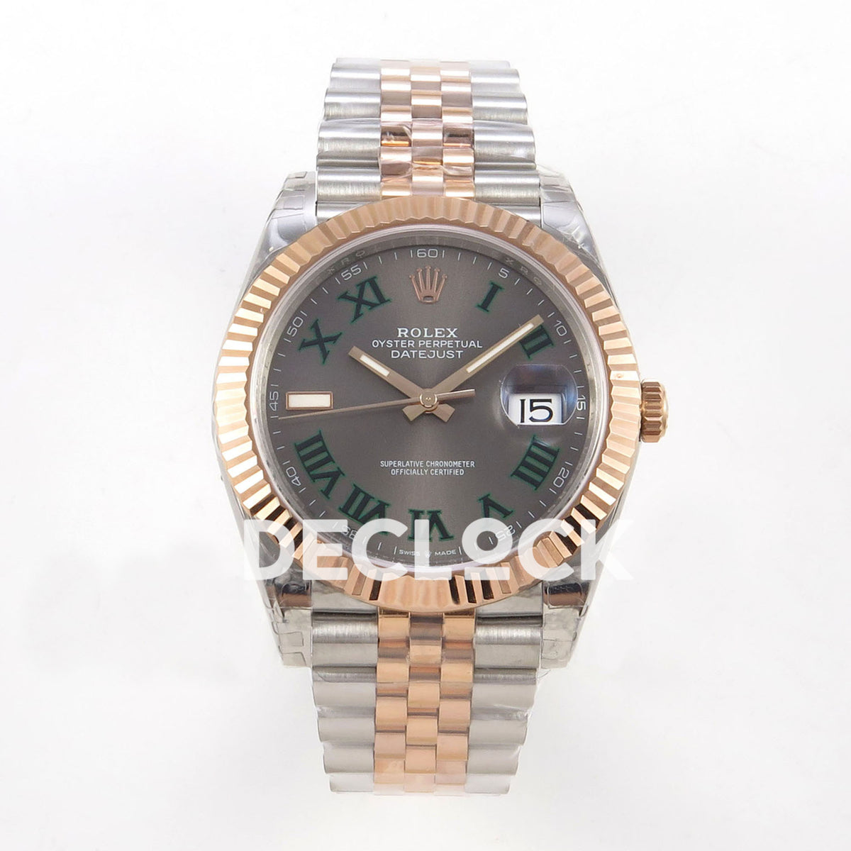 Rolex Datejust 41 126331 Wimbledon Rose Gold Replica
