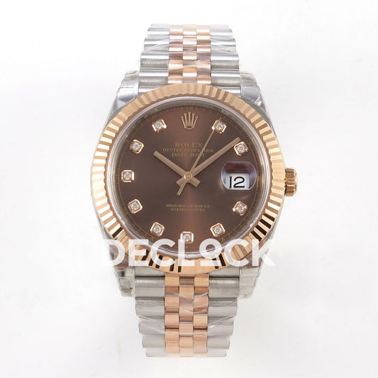 Rolex DateJust 41 126334 904L SS White Dial on Jubilee Bracelet Replica Watch