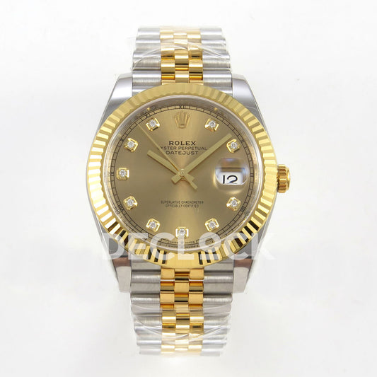 Rolex DateJust 41 126334 904L SS White Dial on Jubilee Bracelet Replica Watch