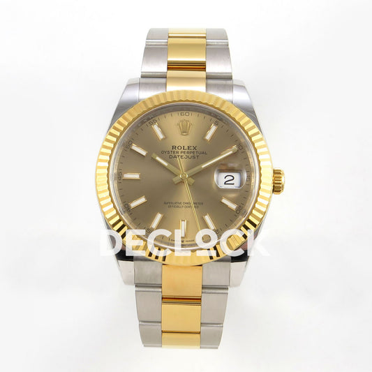 Rolex DateJust 41 126334 904L SS White Dial on Jubilee Bracelet Replica Watch