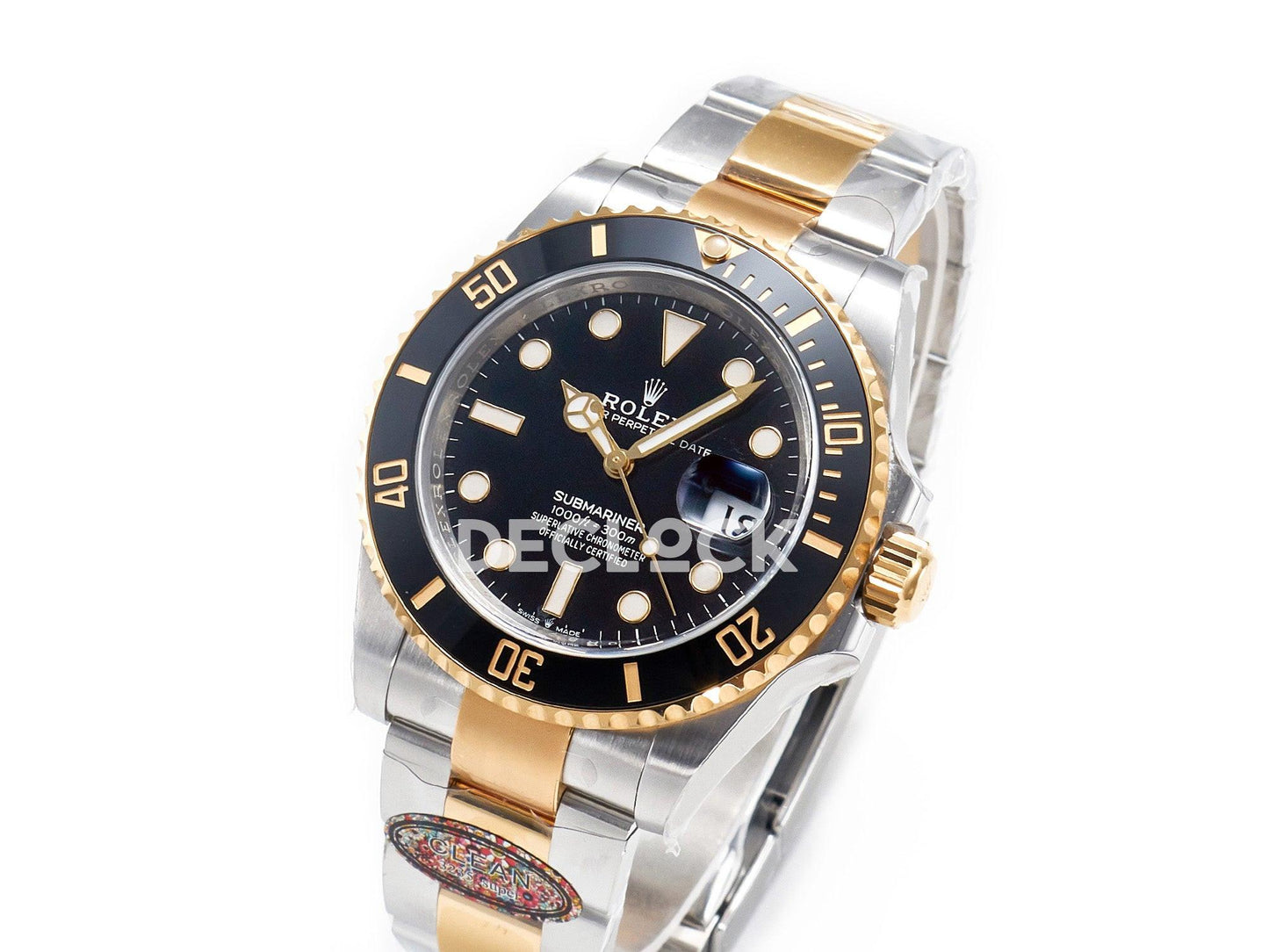 Replica Rolex Submariner 41 126613LN Clean 1:1 Best Edition YG/SS Black Dial VR3235 |  Declock.